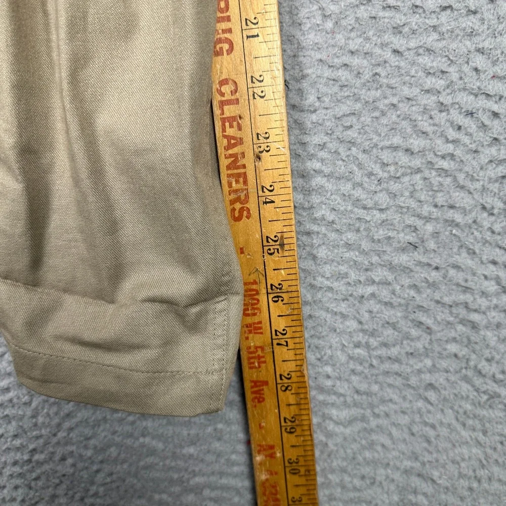 Banana Republic Blazer Men L Mill Valley Tan Safari Italian Cotton Vintage EUC